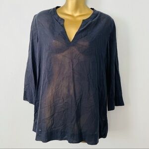 Theory sheer top cover up swim
